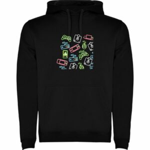 eSport Merch controller hoodie sort